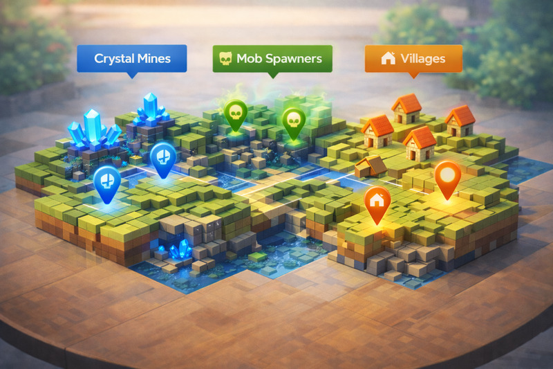 Organize and Categorize Your Minecraft Map Coordinates